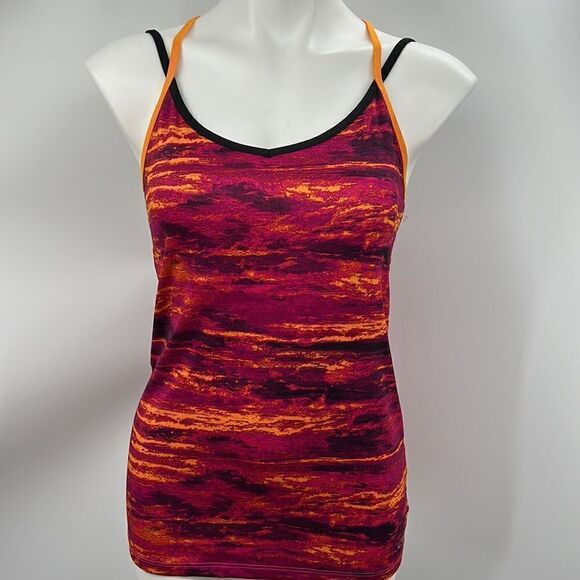 Champion bold bright magenta orange straps tank top - Picture 2 of 6